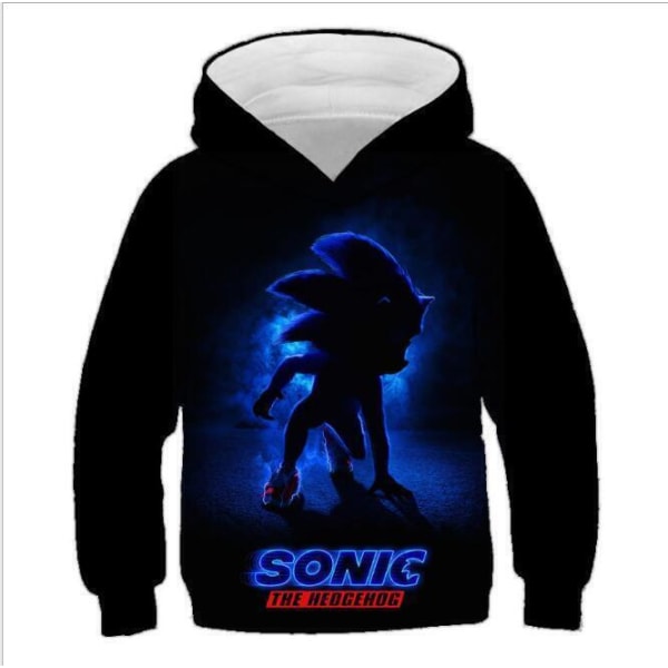 Sonic The Hedgehog Kids Pojkar Hoodie Sweatshirt Winter Rock Tops #14 150/9-10 Years