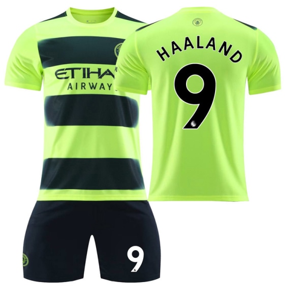 Manchester City 22/23 Ny säsong fotbollströja barn Haaland #9 #16