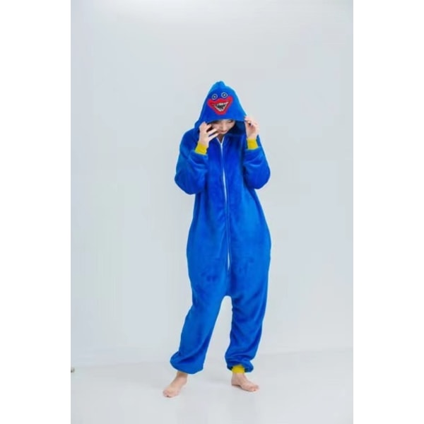 Poppy Playtime Huggy Wuggy Cosplay Kostym Barn Halloween Kostym a M