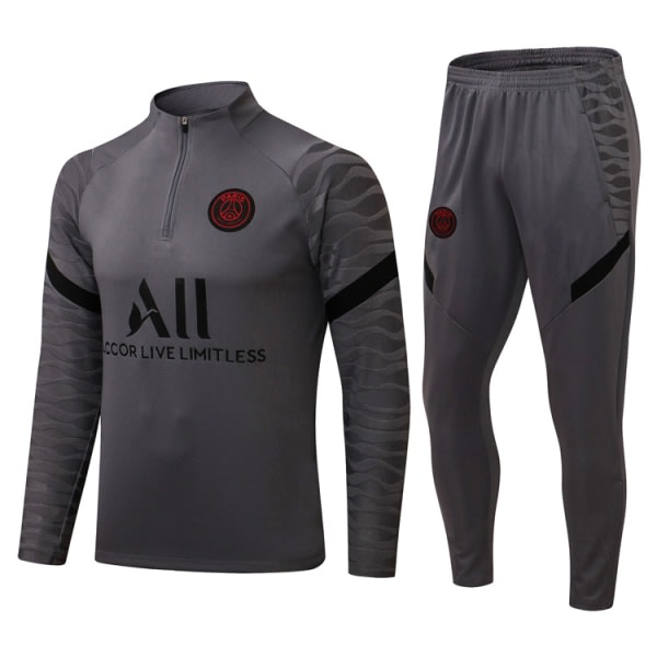 Paris Football Training Shirt Långärmad set grey 10