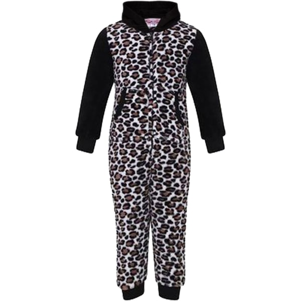 Animal Onesie One Piece Kids Pyjamas Sleepsuit Kostympresenter Bunny 7-8 Years