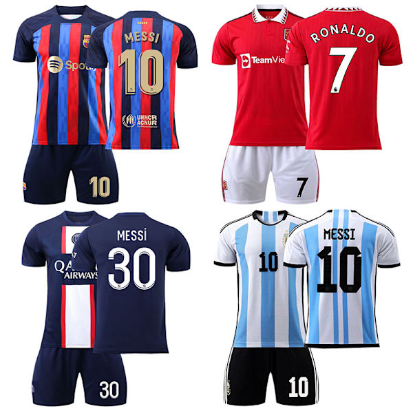 Barn Vuxen fotbollströja Full Kit Fotbollsträningsdräkt 21/22 5 #M