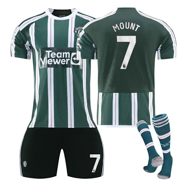 23-24 Barn Fotbollströja Kits Pojkar Träning Sportkläder Skjorta Shorts Strumpor al-ittihad 23/24 home kit #7 #24 (8-9 years)