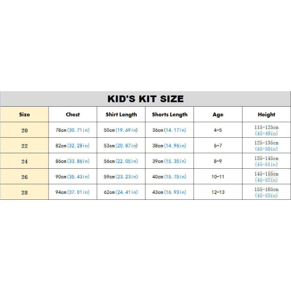 2023 Pojkar Barn Barn Fotbollssats Fotboll Kort Shirt Sock Set arsenal home kit blank 24/(8-9 years)