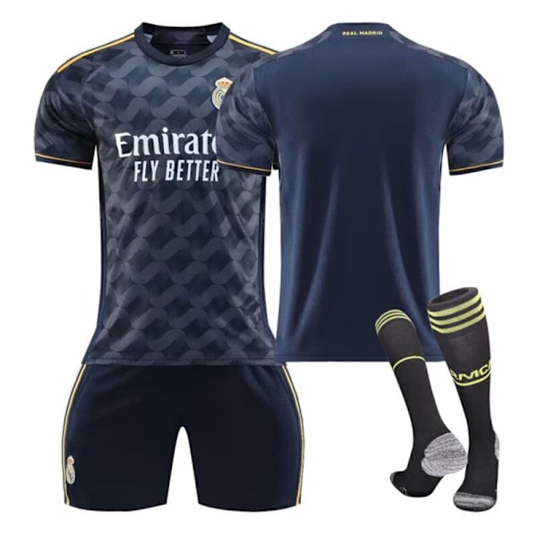 23/24 Fotbollssatser för barn Träningsoveraller Träningsdräkter Sportkläder Pojkar Vuxen 2324 new real madrid away#blank 22
