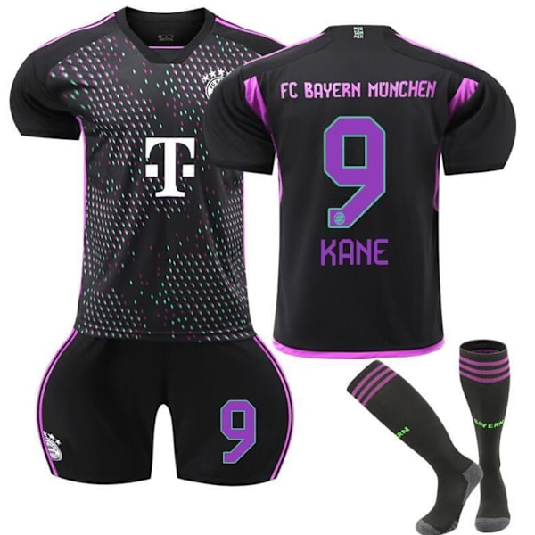 23-24 Barn Fotbollströja Kits Pojkar Träning Sportkläder Skjorta Shorts Strumpor al-ittihad 23/24 home kit #7 #24 (8-9 years)