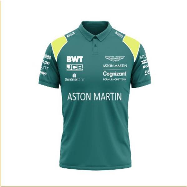 2023 Aston Martin Aramco Spanien - F1 Team pikétröja PP12273GC 2XL