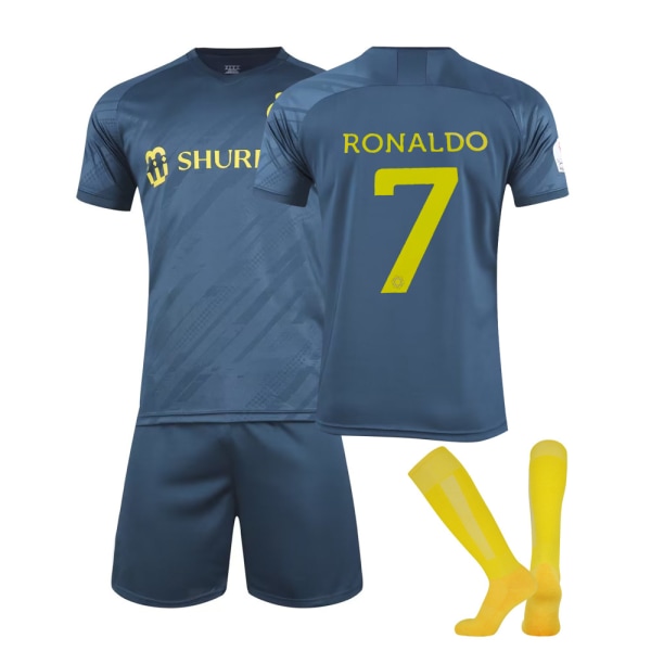 Ronaldo Al-Nassr tröja 2023 fotbollströja Ronaldo 7 With sock 26