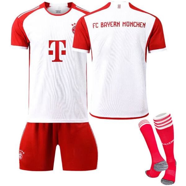 23-24 Vuxna Barn Kit Träningsdräkter Kort skjorta+Shorts+Socka Sportset inter miami 23/24 away kit #blank #20 (5-6 years)