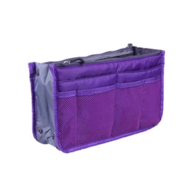 Bag in bag set toalettväska Svart Purple