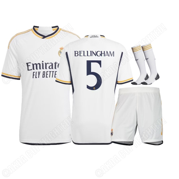 23-24 Manchester City Hemma fotbollsdräkt för barn real madrid 23/24 home kit #5 #24 (8-9 years)