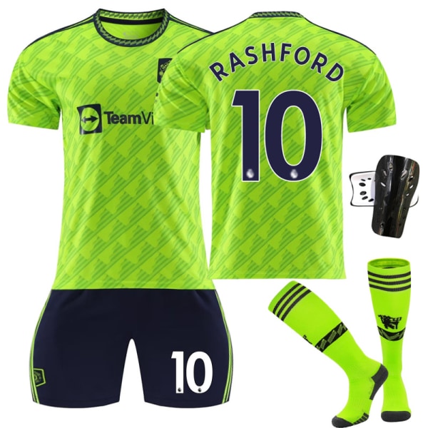 Manchester United borta nr 10 Marcus Rashford fotbollströja RASHFORD 10 #18