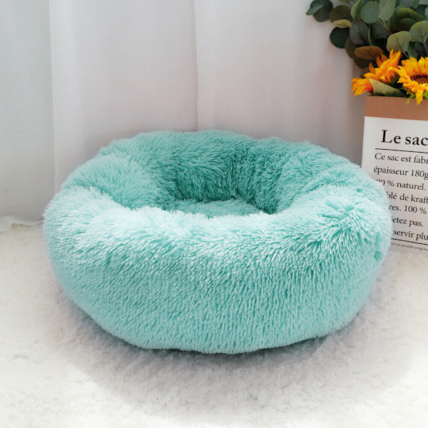 Fluffig Hundbädd / kattbädd, Hundsäng / kattsäng - dogbed/catbed Light Grey 70cm