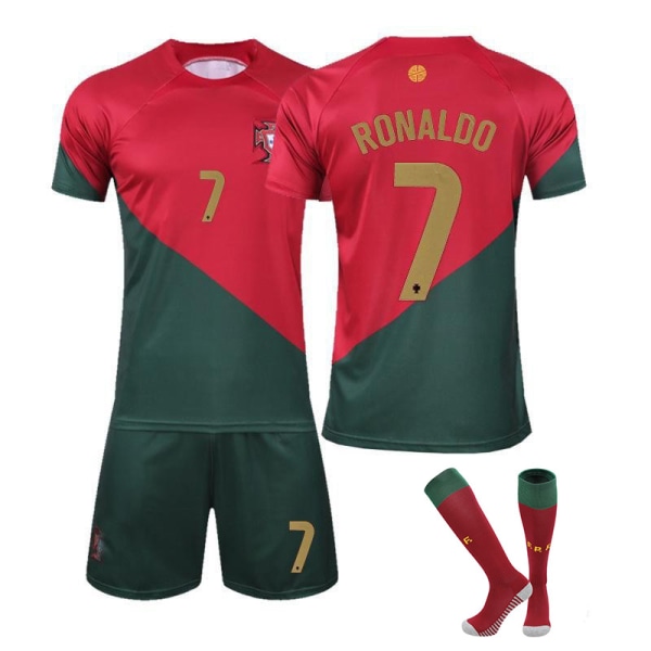 UEFA EURO 2023 Portugal Hemma fotbollströja Cristiano Ronaldo Ronaldo 7 XL#