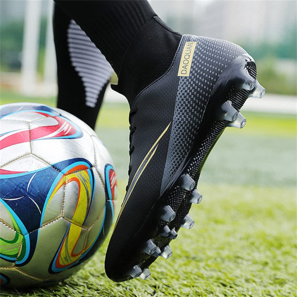 Big Boy High-top Spikes Fotbollsskor-AG/TF White# 36