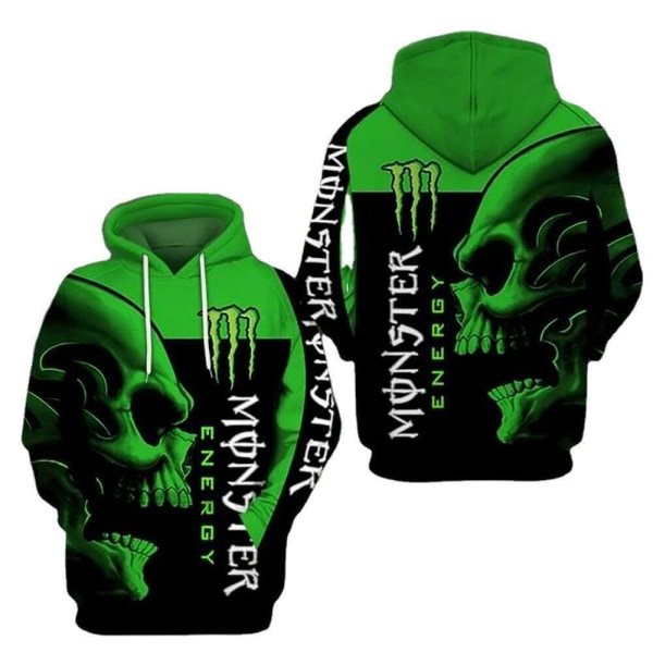 3d Skull Harley-Davidson Hoodie Sweatshirt Huv Jumper Pullover 56061 L