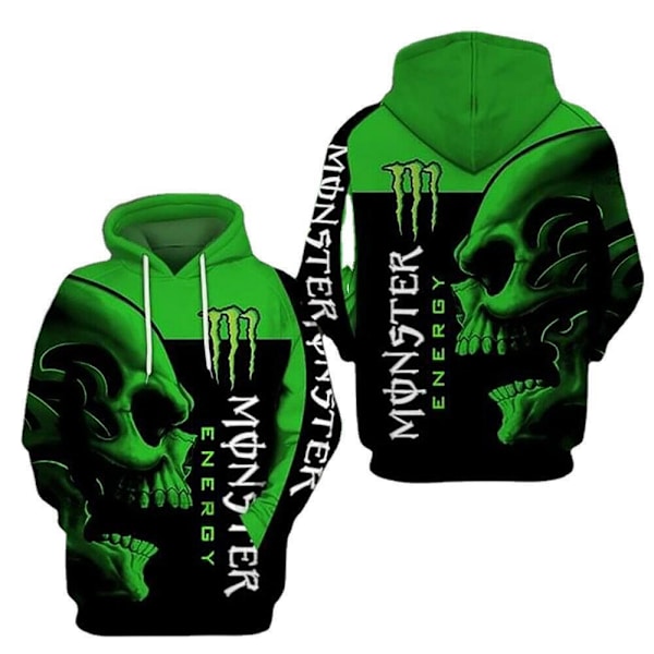 3d Skull Harley-Davidson Hoodie Sweatshirt Huv Jumper Pullover 56076 4XL