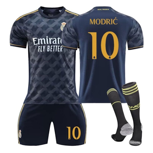 23/24 Fotbollssatser för barn Träningsoveraller Träningsdräkter Sportkläder Pojkar Vuxen 2324 new real madrid away#10 24
