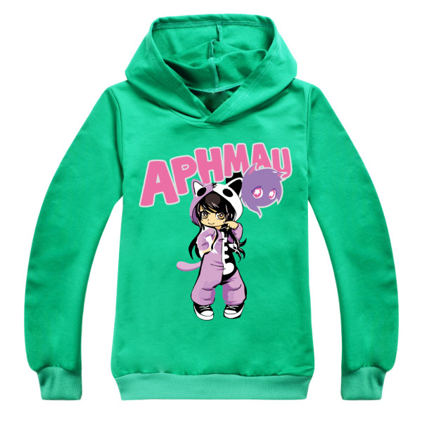 Barn Pojkar Flickor Aphmau Hoodie Långärmad Toppar Sweatshirt Pullover Pink 170cm