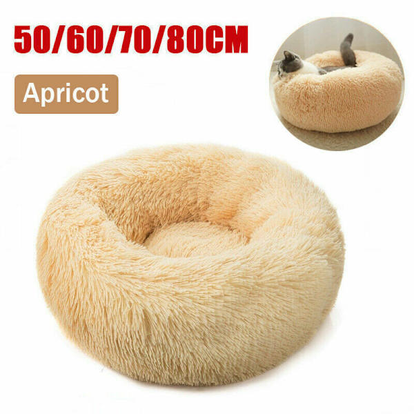 Fluffig Hundbädd / kattbädd, Hundsäng / kattsäng - dogbed/catbed Light Grey 70cm