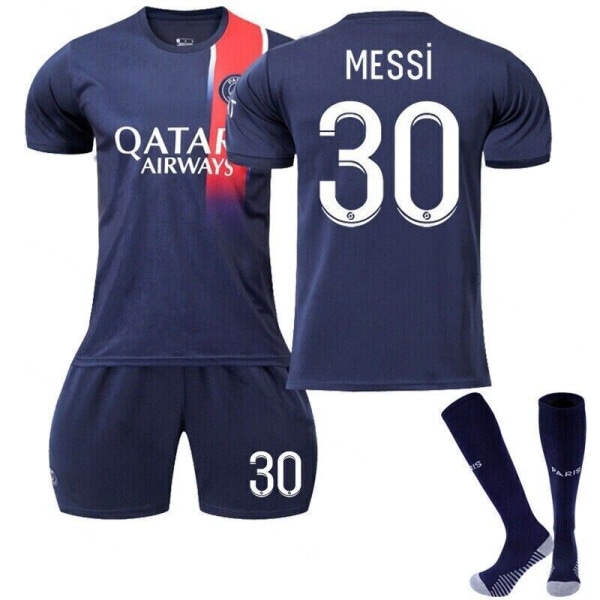 23&24 Herrpaket Träning Barnset Toppar & shorts & strumpor Sportkläder Kostymer 22/23 barcelona away kit #10 #16(3-4 years)