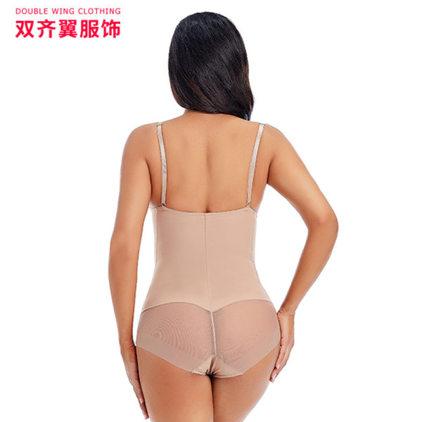 Fashion One-Piece Corset Shaper Fajas Bodysuit för kvinnor Skin L