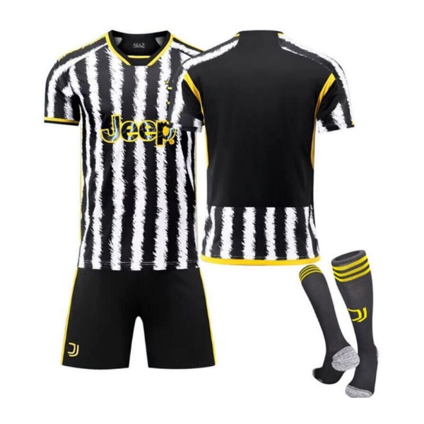 23/24 Man City Home kit Pojkar Barn Fotboll T-shirt Kit Fotboll Träningsdräkter Juventus 23/24 Home Kit #Blank #22 (6-7 Years)