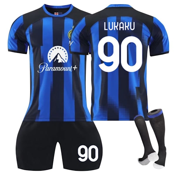 23/24 Fotbollssatser för barn Träningsoveraller Träningsdräkter Sportkläder Pojkar Vuxen 23-24 inter-milan home#90 16