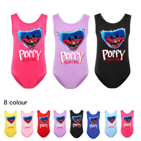 Poppy Playtime Huggy Wuggy T-shirt Shorts Träningsoverall Hoodie Topp black shorts pjs set 5-6 years