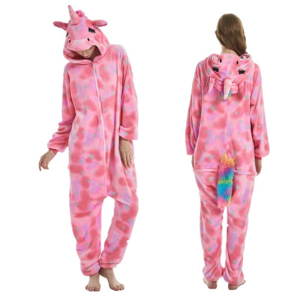 Fleece Barn Flickor Cos Kostym Pyjamas Nattkläder Jumpsuit New Closed Eye Tianma S