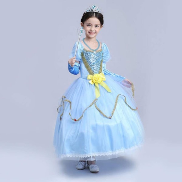Elsa Princess - set fläta, tiara, pinne & ett par handskar