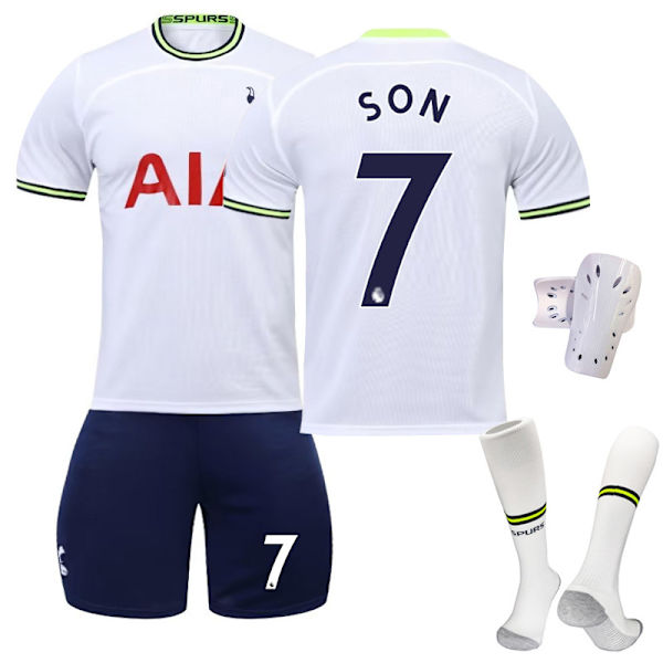 22-23 Tottenham Hotspur hemmafotbollströja Son 7 With socks+protect 26