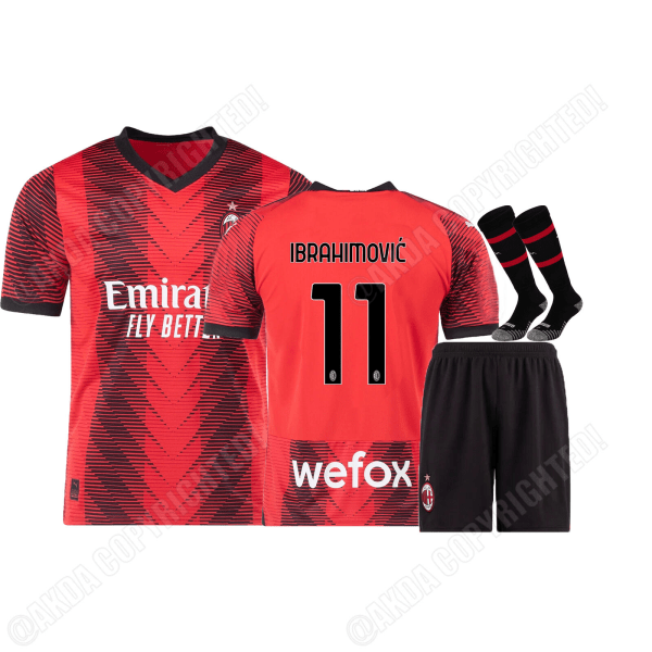 23-24 Manchester City Hemma fotbollsdräkt för barn ac milan 23/24 home kit #blank #20 (5-6 years)