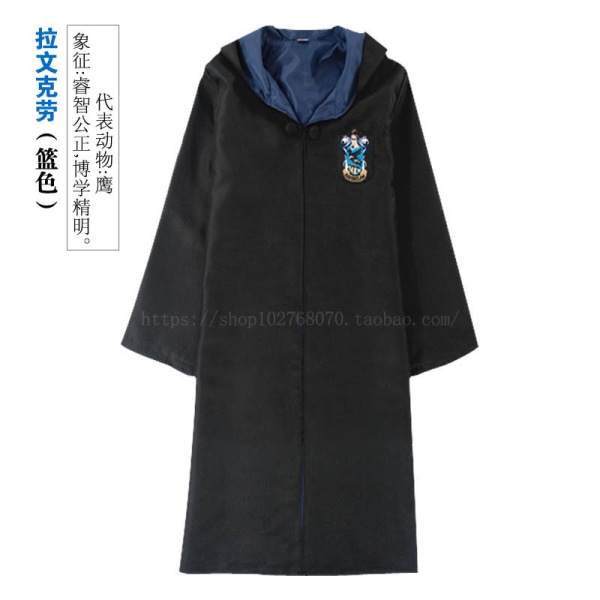 Harry Potter Cosplay Kostym Unisex Vuxen/barn Gryffindor Ravenclaw C 145