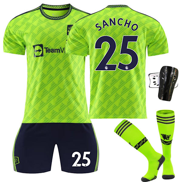 Manchester United borta nr 10 Marcus Rashford fotbollströja ANTONY 21+SKY #2XL