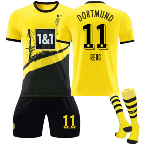 23-24 Kids Kits Träningsdräkter Kort skjorta+shorts+socka sportset psg 23/24 home kit #custom #28 (12-13 years)