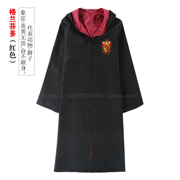 Harry Potter Cosplay Kostym Unisex Vuxen/barn Gryffindor Ravenclaw A M