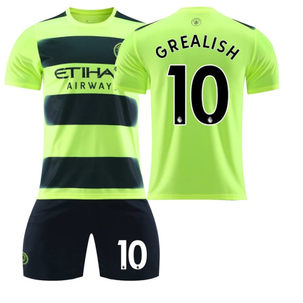 Manchester City 22/23 Ny säsong fotbollströja barn Grealish 10 #22
