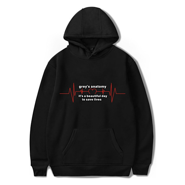 Grey's Anatomy American Drama Intern Hoodie Pullover Grafiskt print Luvtröjor JA32068A01 Blue XXS