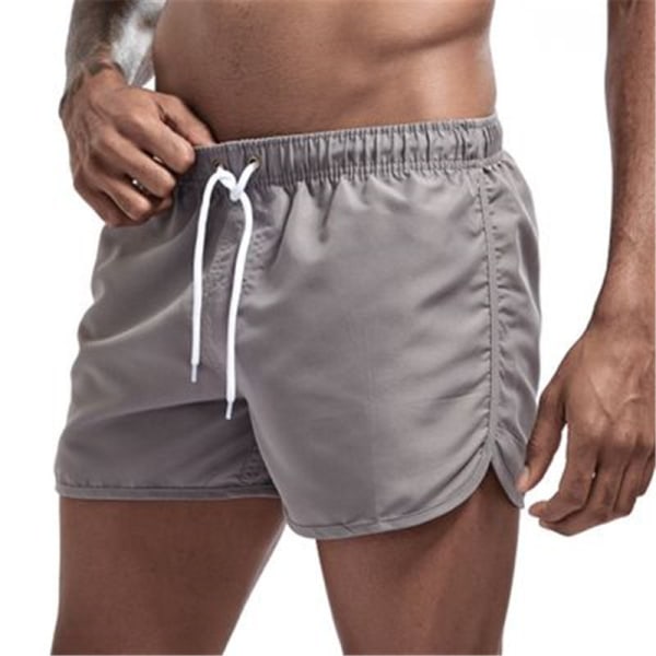 Casual Fashion Beach Shorts för män Grey 3XL