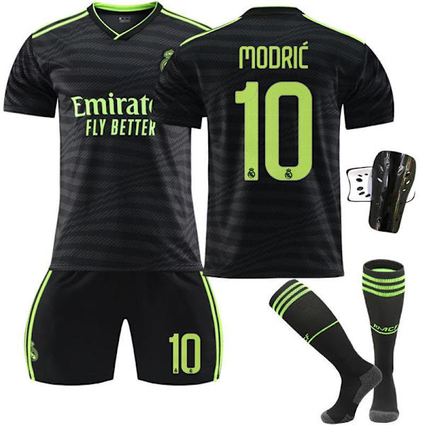 Ny säsong 22-23 Real Madrid Borta fotbollströja Camavingr  With socks+protect #2XL