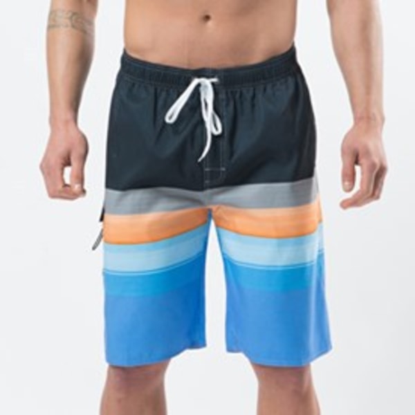 Strandbyxor för män lösa Snabbtorka sommarshorts Surfing 5 S