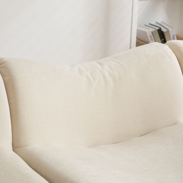 HOMAIRE modulsoffa i chenille med 30D högelastiskt skum, beige Beige