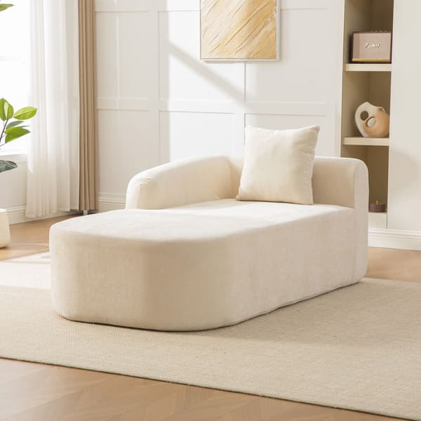 HOMAIRE modulär kompressionssoffa i chenille med 30D högelastiskt skum, beige Beige