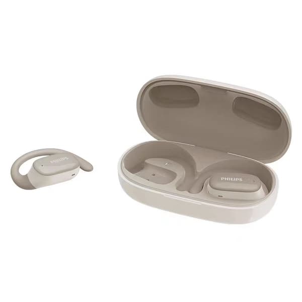 Philips TAT3708 trådlösa Bluetooth-hörlurar, vita vit