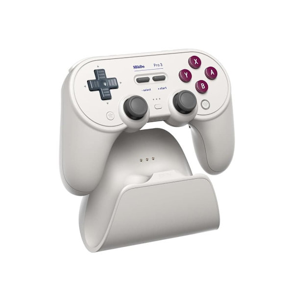 8BitDo Pro 3 Bluetooth-kontroller för Switch/Switch 2 classic beige