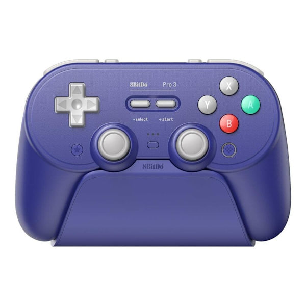 8BitDo Pro 3 Bluetooth-kontroller för Switch/Switch 2 lila lila