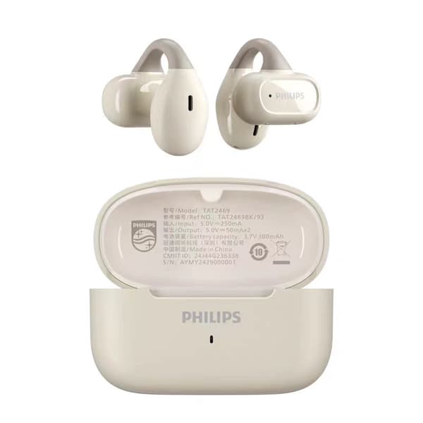 Philips TAT2469 Bluetooth-hörlurar för sport, vita vit