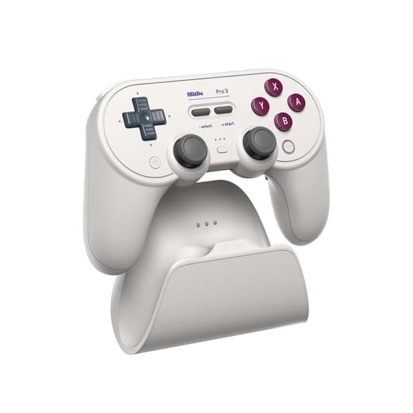 8BitDo Pro 3 Bluetooth-kontroller för Switch/Switch 2 classic beige