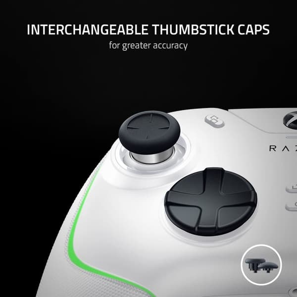 Razer Wolverine V2 Chroma Wired Gaming Pro Controller vit vit